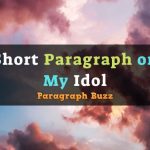 Short Paragraph on My Idol