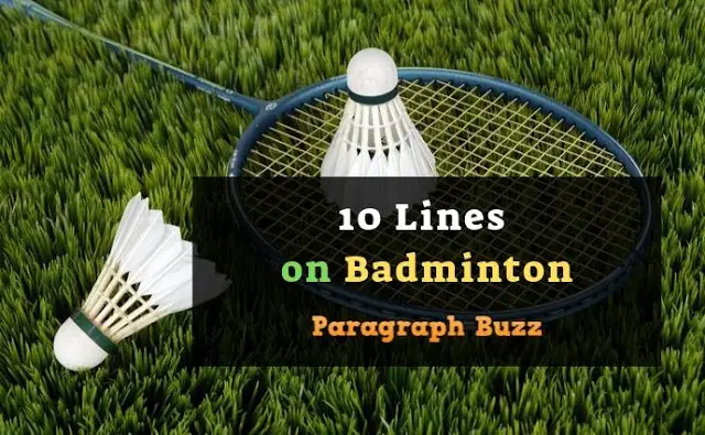 10 Lines on Badminton