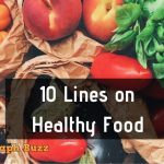 10 Lines on Healthy Food