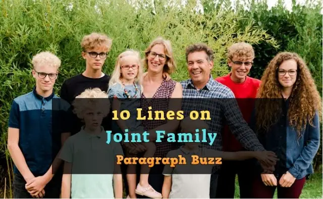 10 Lines on Joint Family in English