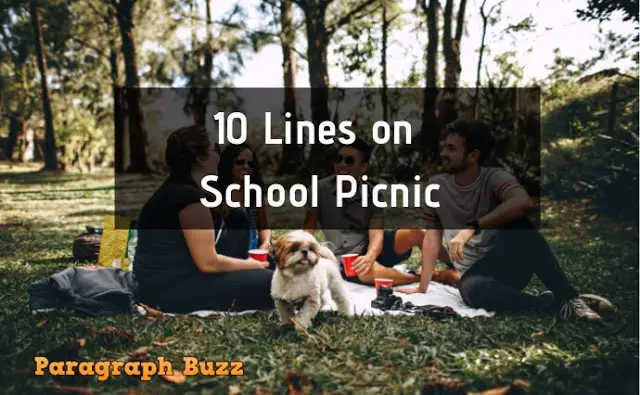 10 Lines on School Picnic