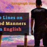 10 Lines on Good Manners in English