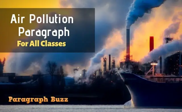 Air Pollution Paragraph