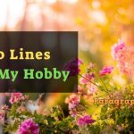 10 Lines on My Hobby in English