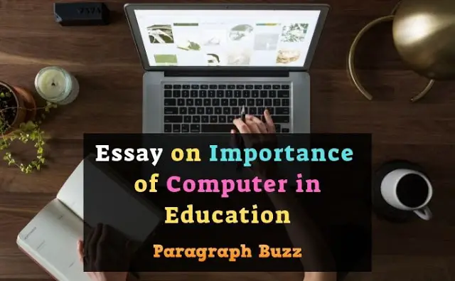 computer in education today essay