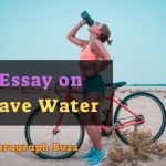 Essay on Save Water