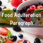 Food Adulteration Paragraph