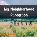 My Neighborhood Paragraph