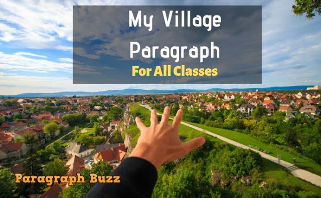 write a short paragraph on my village