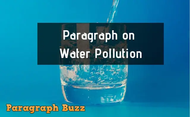 Water pollution paragraph