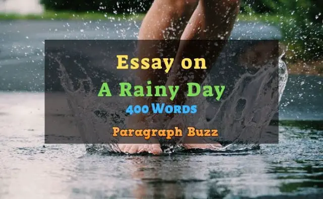 rain essay 200 words