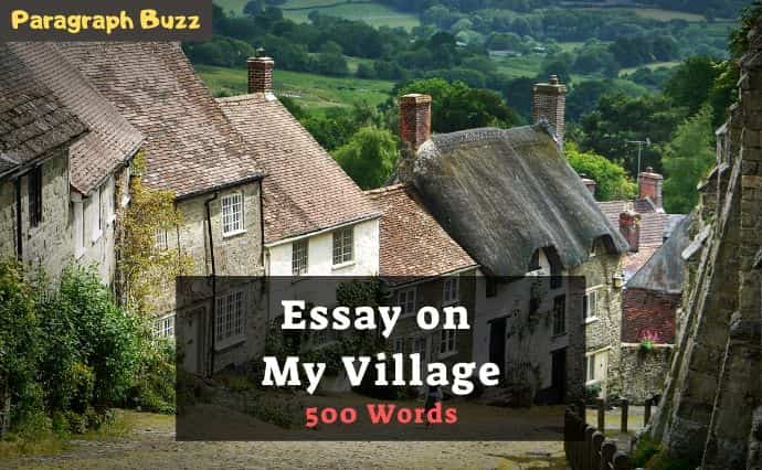 Essay on My Village in 500 Words