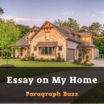 essay on my home