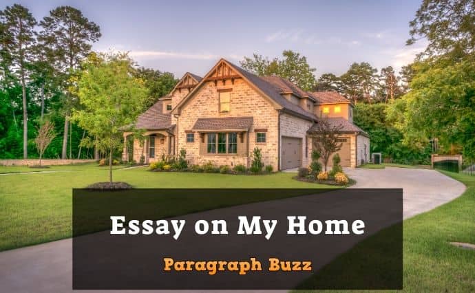 essay on my home