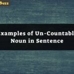 uncountable noun examples in sentences