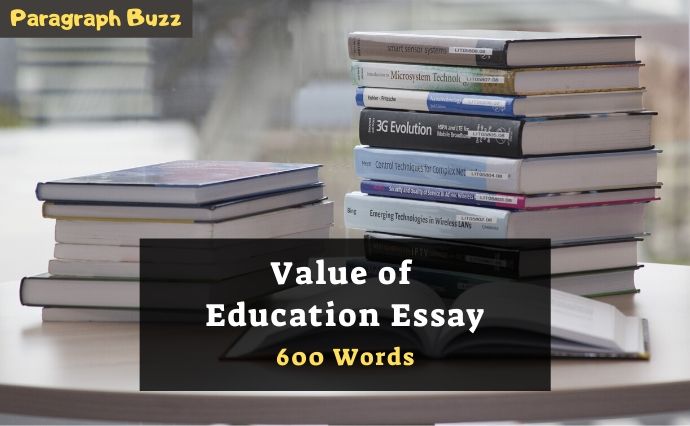 expository essay on value education