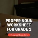 Proper Noun Worksheet for Grade 1